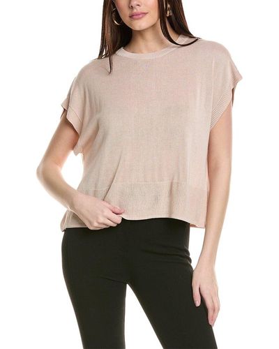 Vince Camuto Dropped-shoulder Top - Pink