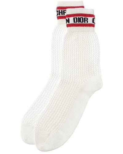 Dior Sporty Socks - White