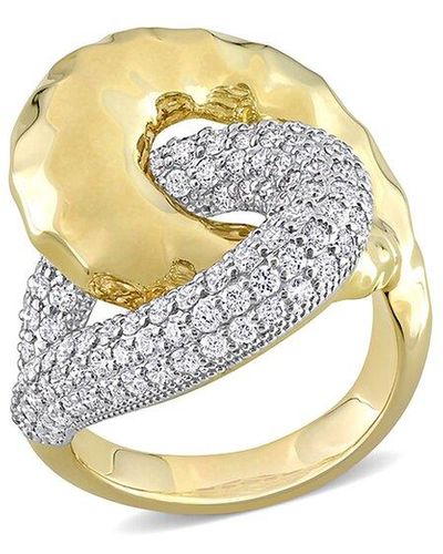 Rina Limor 14k 2.01 Ct. Tw. Diamond Swirl Ring - Metallic