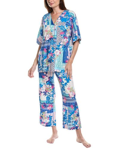 N Natori 2pc Pajama Set - Blue