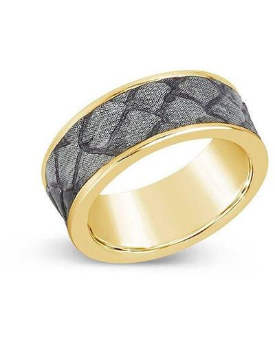 Sterling Forever 14k Plated Into The Jungle Snake Ring - Multicolor