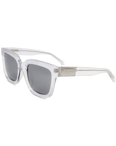 Linda Farrow Pl51 55mm Sunglasses - Metallic