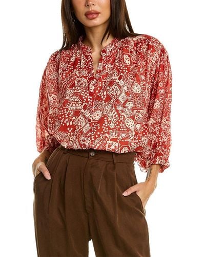 Rebecca Taylor Button-down Top - Red