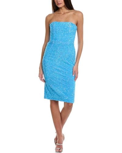 HELSI Cindy Sequin Sheath Dress - Blue
