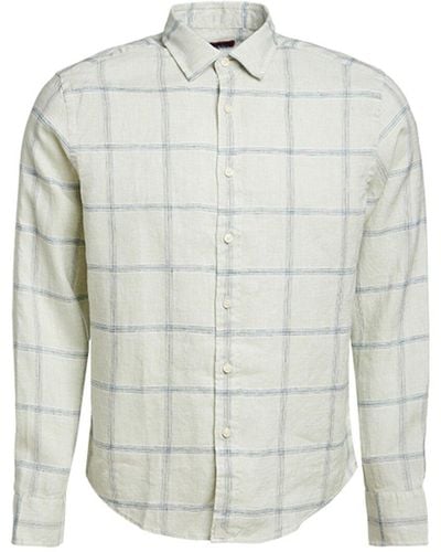UNTUCKit Wrinkle-resistant Masaccio Linen Shirt - Gray