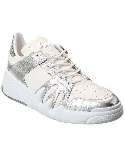 Giuseppe Zanotti Talon Leather Sneaker - White