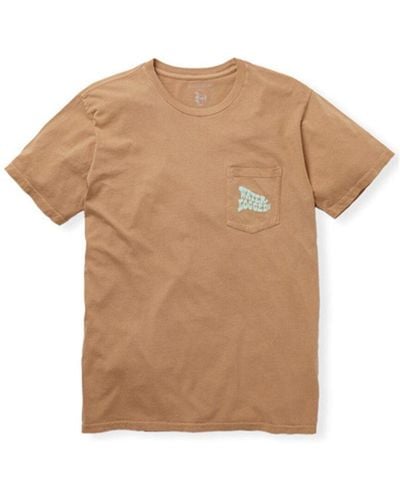 Outerknown Groovy Water Logged Pocket T-shirt - Natural
