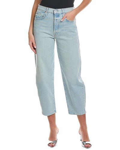 Mother Denim The Curbside Party Ankle Jean - Blue