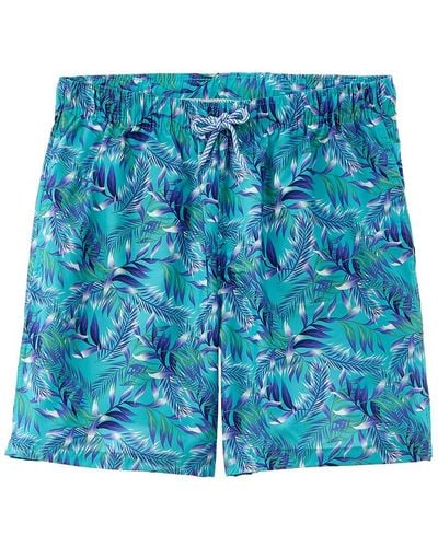 Tailorbyrd Tropical Swim Short - Blue