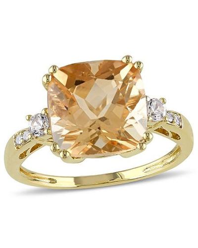 Rina Limor 10k Gold 0.02 Ct. Tw. Diamond Ring - Metallic