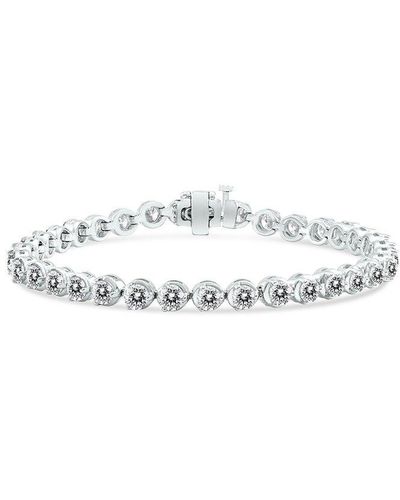 Monary 14k 7.00 Ct. Tw. Diamond Bracelet - White