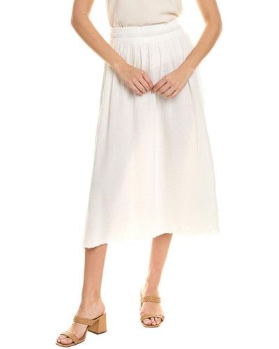 Nation Ltd Mabel Bias Midi Skirt - White
