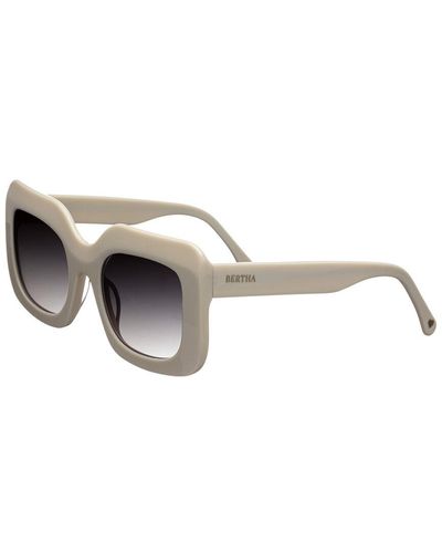 Bertha Brsit103-3 67mm Polarized Sunglasses - Metallic