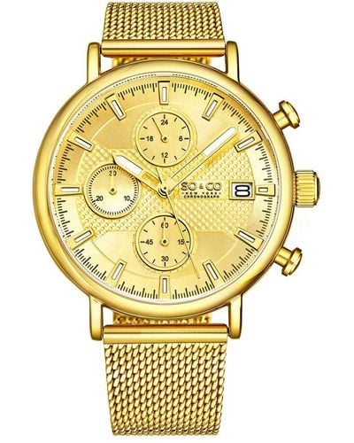 SO & CO Tribeca Watch - Metallic