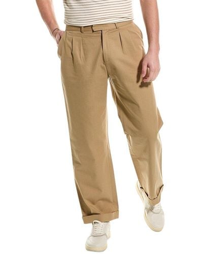 The Kooples Pleated Trouser - Natural