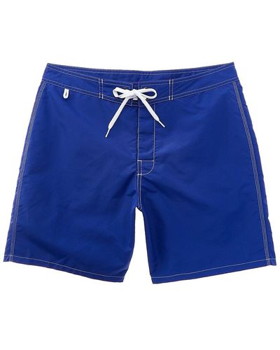 Sundek Fix Waist Swim Trunk - Blue