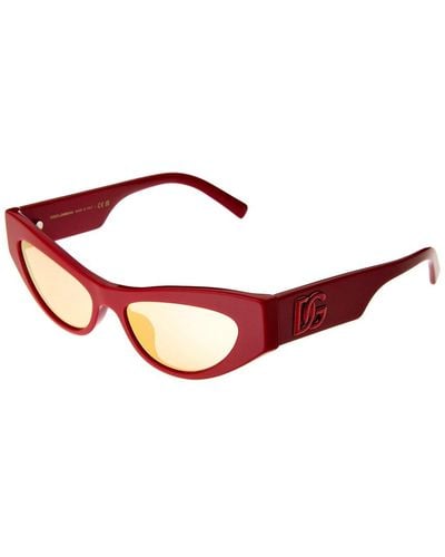 Dolce & Gabbana 52mm Sunglasses - Red