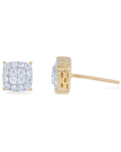 Monary 14k 0.33 Ct. Tw. Diamond Earrings - White