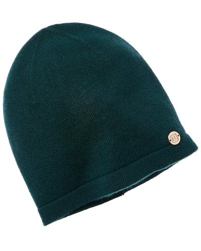 Bruno Magli Jersey Slouch Cashmere Hat - Green