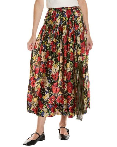 The Great The Highland Maxi Skirt - Blue