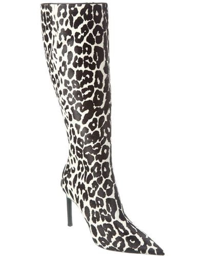 Michael Kors Tatjana Runway Haircalf Knee-high Boot - Black