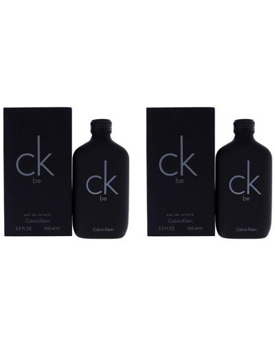 Calvin Klein Ck Be 3.4 Oz Edt Spray Pack Of 2 - Black