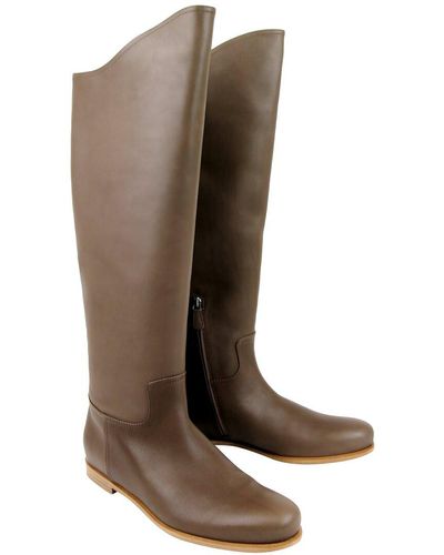 Bottega Veneta Leather Boot - Brown
