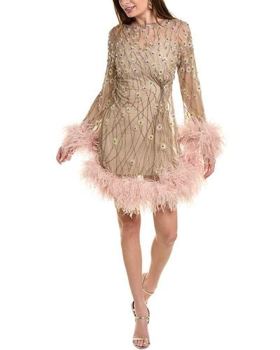 Rachel Gilbert Lennox Mini Dress - Natural