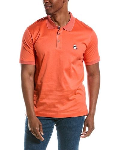 Robert Graham Archie 2 Classic Fit Polo Shirt - Orange