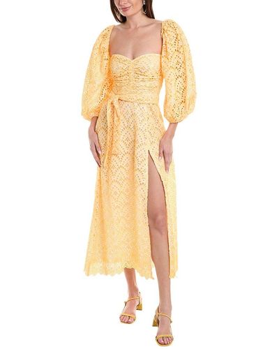 Sundress Lia Maxi Dress - Yellow