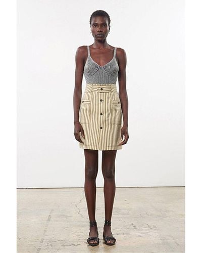 Mara Hoffman Lici Mini Skirt - Natural