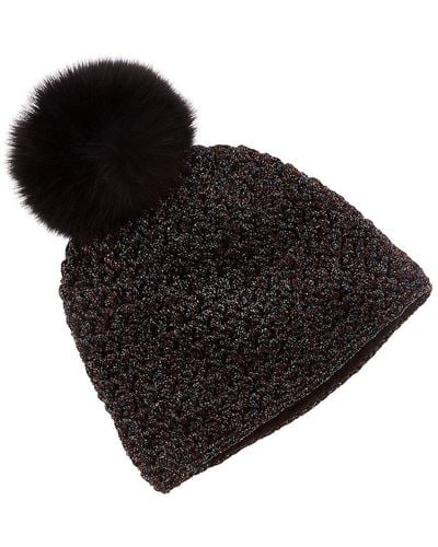 Surell Fleece-lined Hat - Black