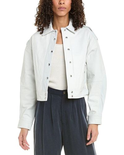 IRO Leather Jacket - White