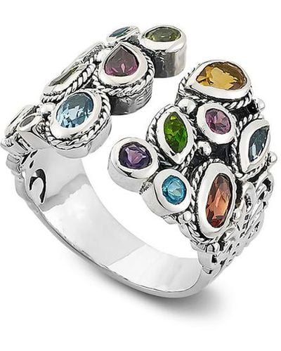 Samuel B. Fine Jewelry Silver Gemstone Ring - White