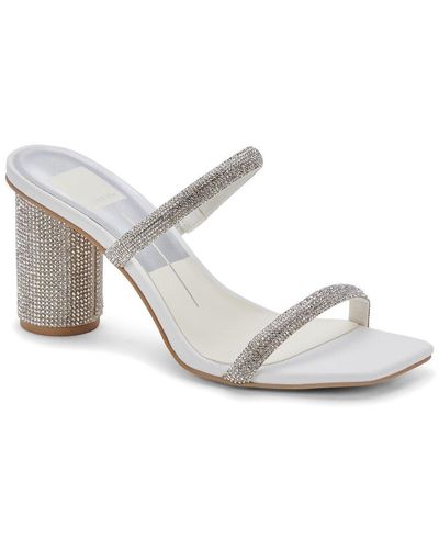 Dolce Vita Noles Rhinestone Sandal - White