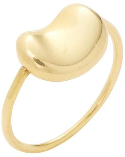 Tiffany & Co. Vintage 18k Yellow Gold Bean Ring - Metallic