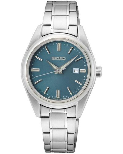 Seiko Classic Watch - Blue