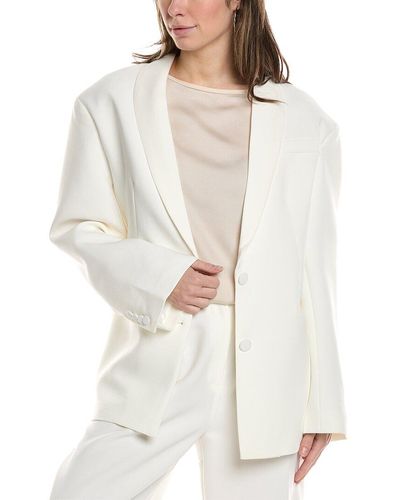 Bardot Malene Oversized Blazer - White