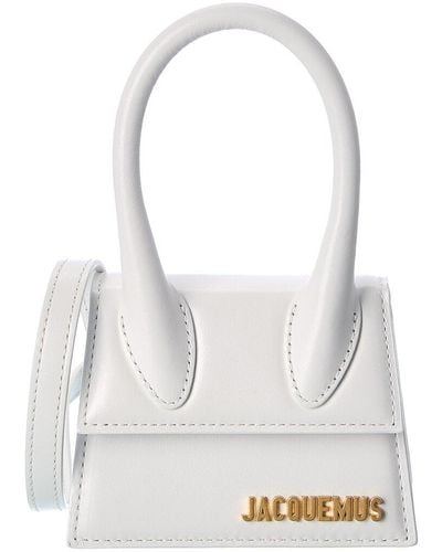 Jacquemus Le Chiquito Leather Clutch - White