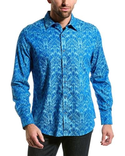 Robert Graham Highland 2 Woven Shirt - Blue