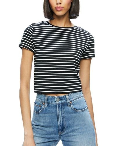 Alice + Olivia Alice + Olivia Cindy Fitted T-shirt - Blue