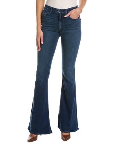 Hudson Jeans Holly Deep Water High-rise Flare Jean - Blue