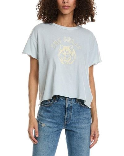 The Great The Crop T-shirt - Blue