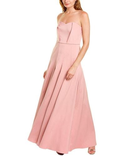 Aidan Mattox Strapless Gown - Pink