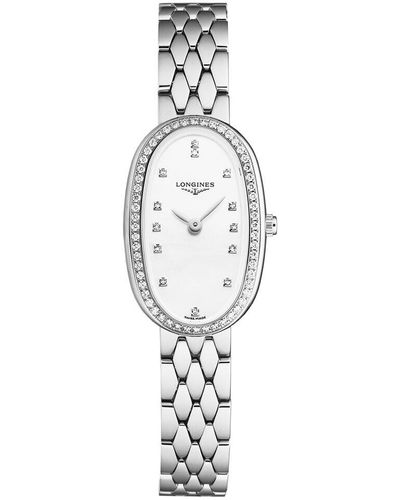Longines Symphonette Diamond Watch - White