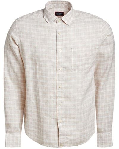 UNTUCKit Slim Fit Wrinkle-resistant Noval Linen Shirt - White