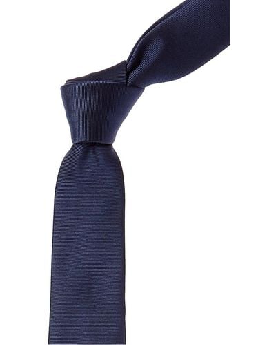 Givenchy Navy Logo 4g Silk Tie - Blue