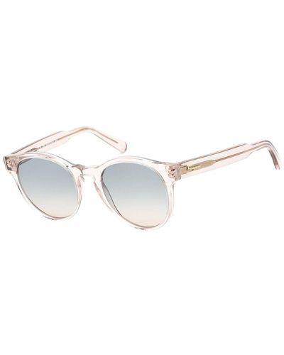 Ferragamo Sf1068S 52Mm Sunglasses - Metallic