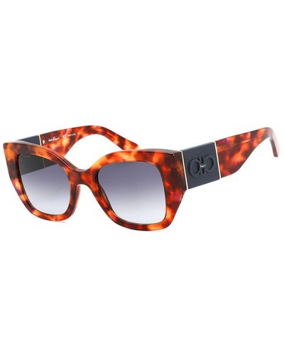 Ferragamo Sf1045s 51mm Sunglasses - Red