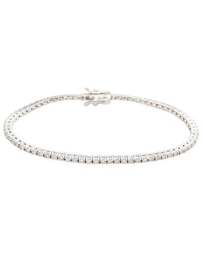Suzy Levian 14k 2.00 Ct. Tw. Diamond Tennis Bracelet - White